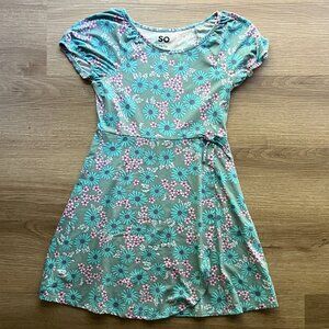 10/12 SO Floral Wrap Dress